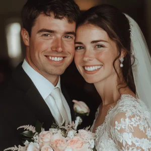 smiling married couple