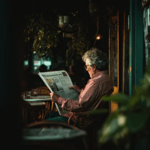 a_person_reading_a_newspaper
